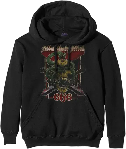 Black Sabbath · Bloody Sabbath 666 Hooded Sweatshirt