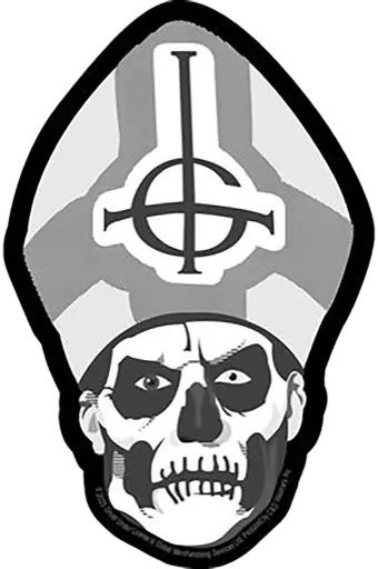 Ghost · Pope Sticker 3-sticker pack