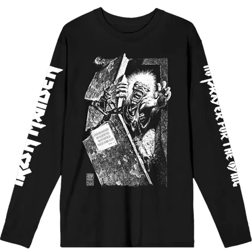 Iron Maiden · No Prayer Grave Isolated Long Sleeve
