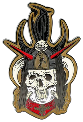 Mastodon · Emperor Of Sand Pewter Pin Badge