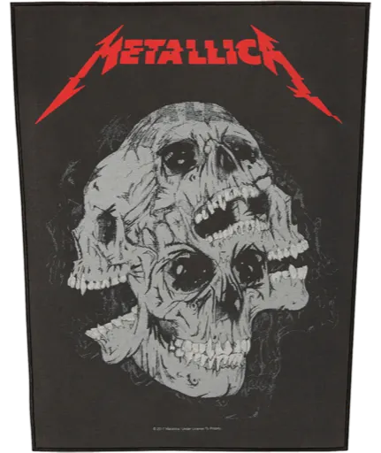 Metallica · Skulls Back Patch