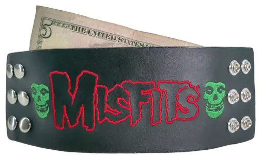 Misfits · Skulls With Secret Compartment Wristband