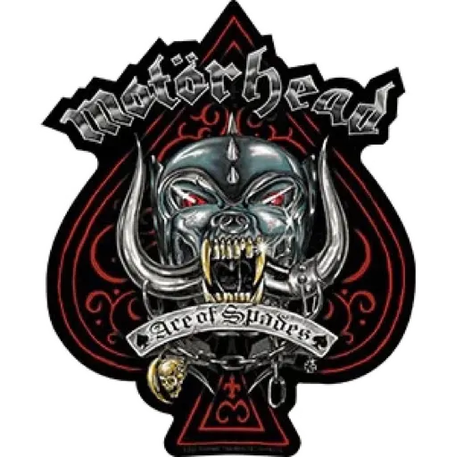 Motorhead · Metallic Ace of Spades Sticker 3-sticker pack
