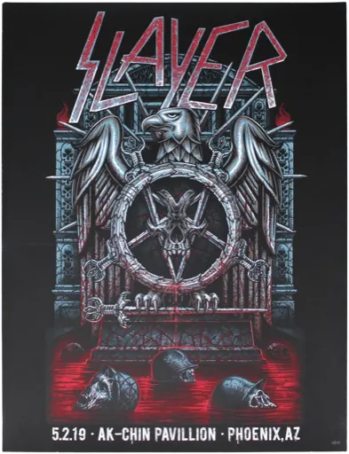 Slayer · 5.2.19 Phoenix AZ — Namsing Screenprint