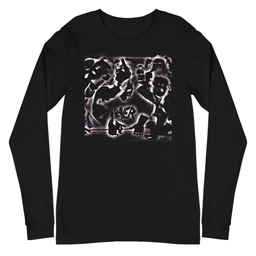 Slayer · Abstract Logo Long Sleeve T-Shirt