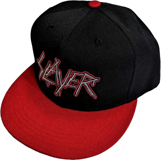 Slayer · Dripping Logo Outline Baseball Cap