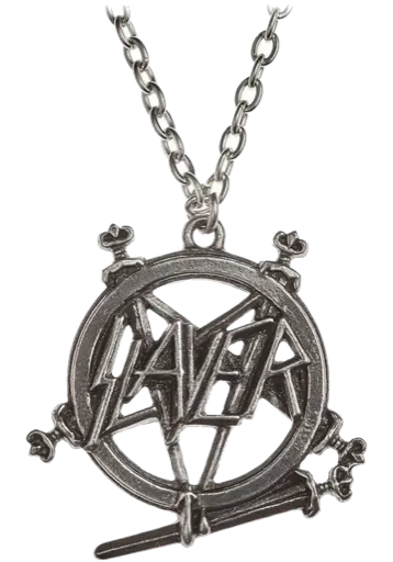 Slayer · Pentagram Logo Pendant Necklace