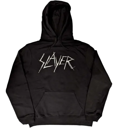 Slayer · Scratchy Logo Hooded Sweatshirt