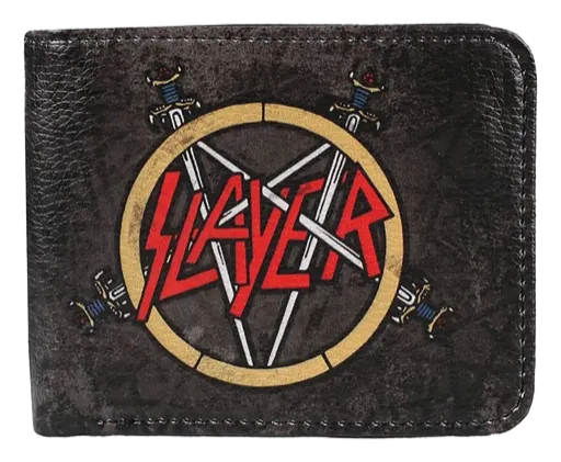 Slayer · Swords Pentagram Logo Wallet