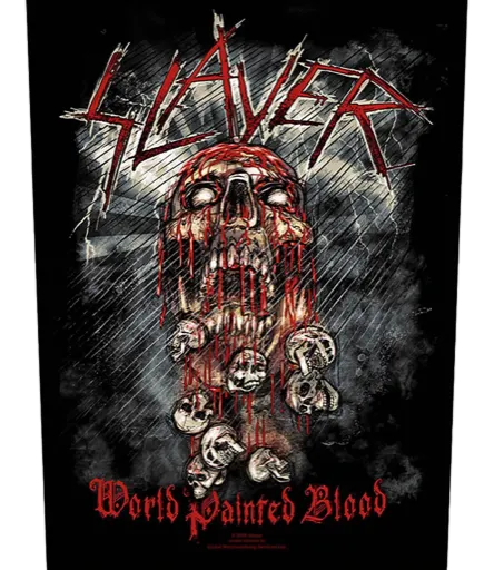 Slayer · World Painted Blood Back Patch
