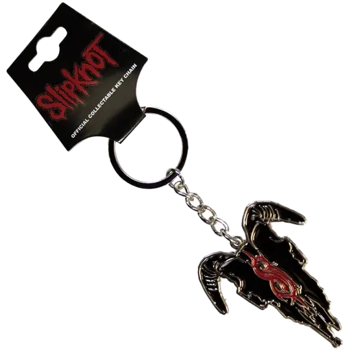 Slipknot · Goat Head Metal Key Chain