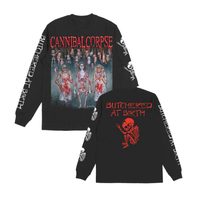 Cannibal Corpse · Butchered At Birth Alternate Cover Long Sleeve (Black)