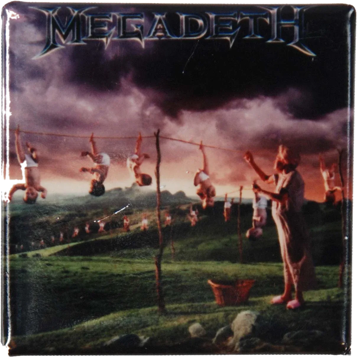 Megadeth · Youthanasia Pewter Pin Badge