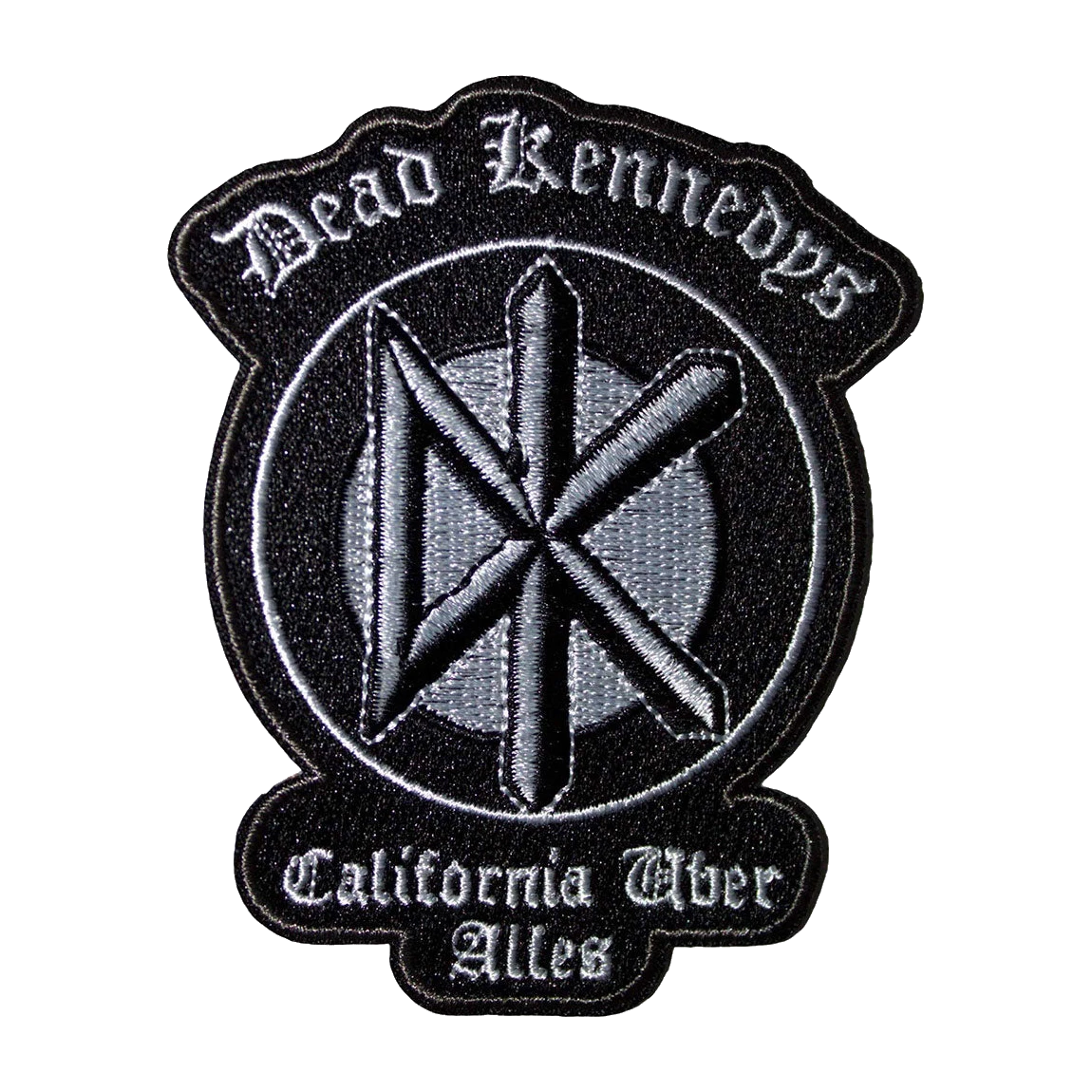 California Uber Alles B&w Woven Patch
