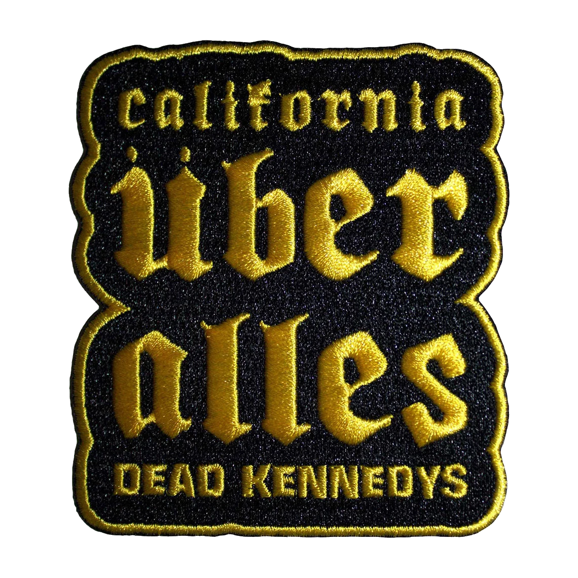 California Uber Alles Yellow Woven Patch