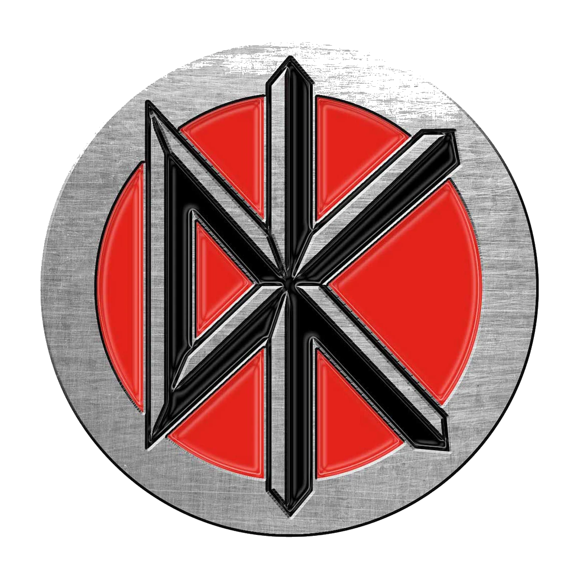 Dk Logo Pewter Pin Badge