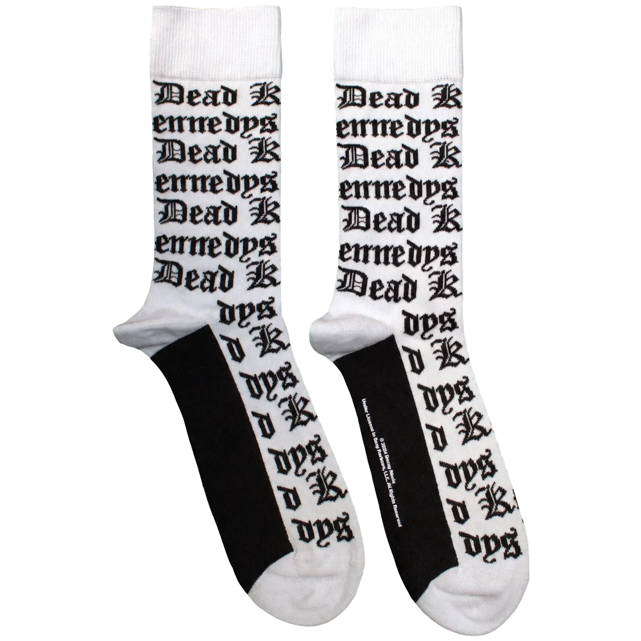 Gothic Logo Pattern Socks