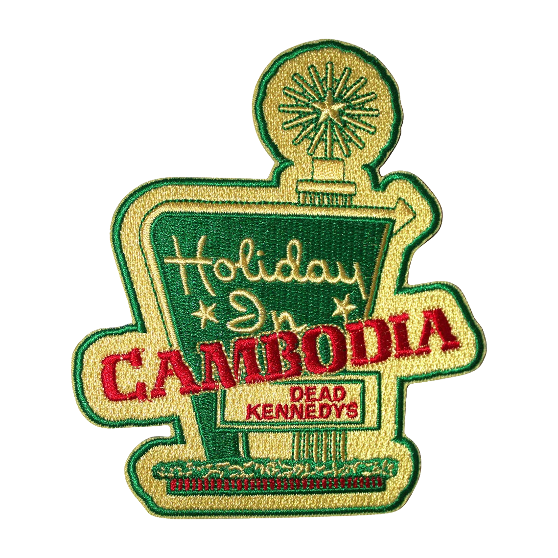 Holiday In Cambodia Woven Patch
