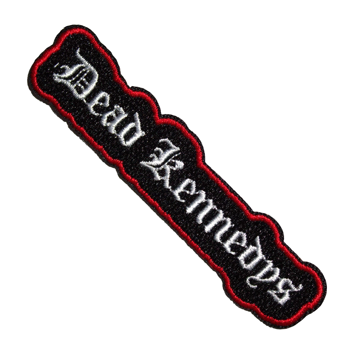 Text Logo Cut-out Woven Patch